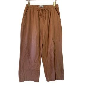 Abercrombie & Fitch Women’s Tan Relaxed Wide leg Pants